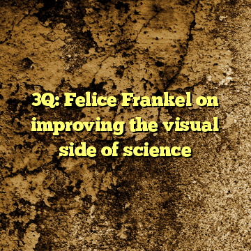 3Q: Felice Frankel on improving the visual side of science