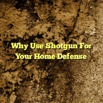Why Use Shotgun For Your Home Defense